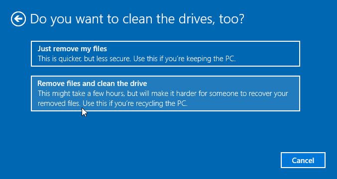 How to Factory Reset Windows 10