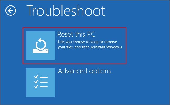 How to Factory Reset Windows 10